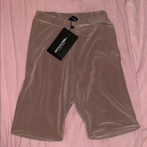 Nude Spandex Biker Shorts